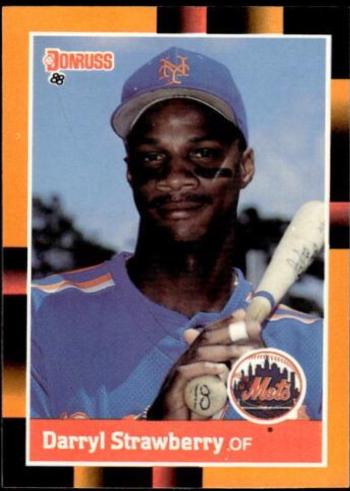1988 Donruss Baseball's Best Darryl Strawberry #182 card