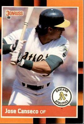 1988 Donruss Baseball's Best Jose Canseco #22 card