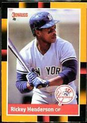 1988 Donruss Baseball's Best Rickey Henderson #76 card