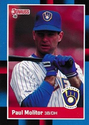 1988 Donruss Paul Molitor #249 card