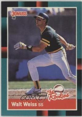 1988 Donruss Rookies Walt Weiss #18 card