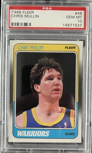 1988 Fleer Chris Mullin #48 card
