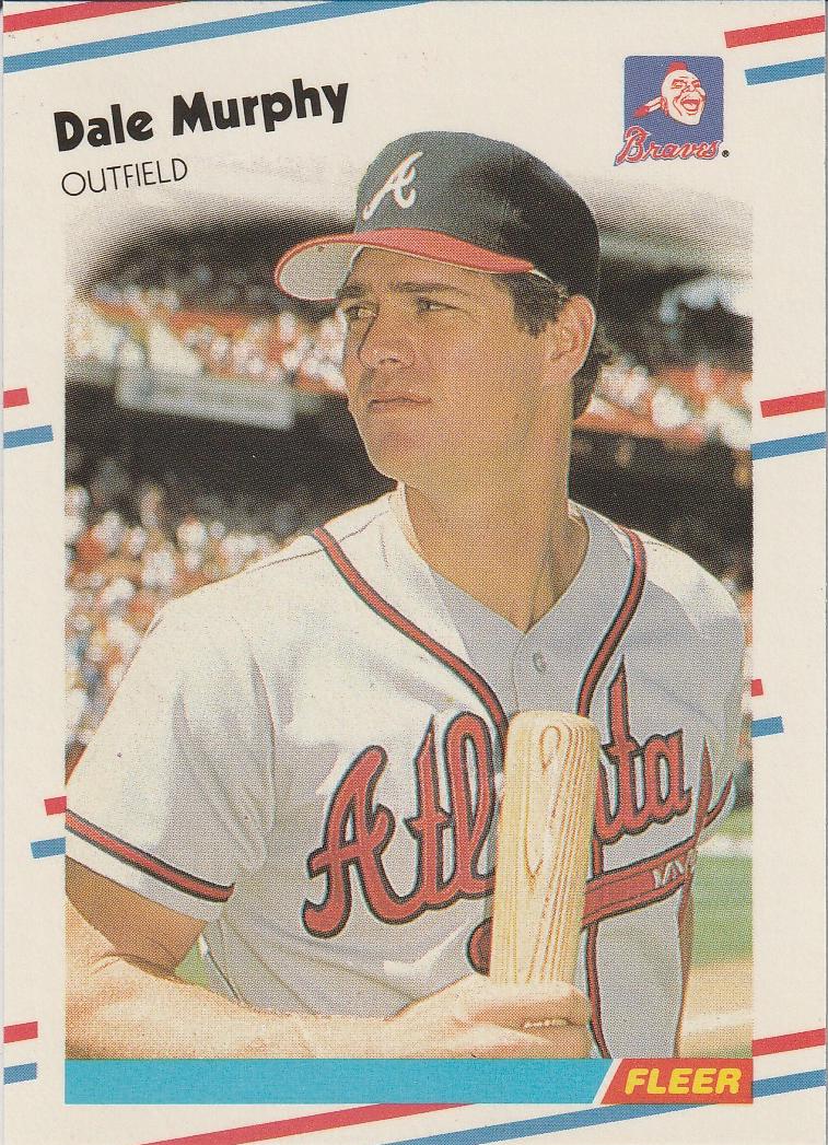 1988 Fleer Dale Murphy #544 card