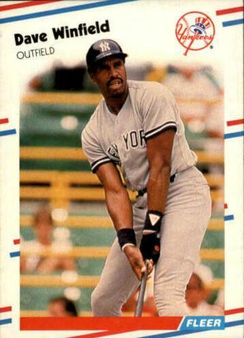 1988 Fleer Dave Winfield #226 card