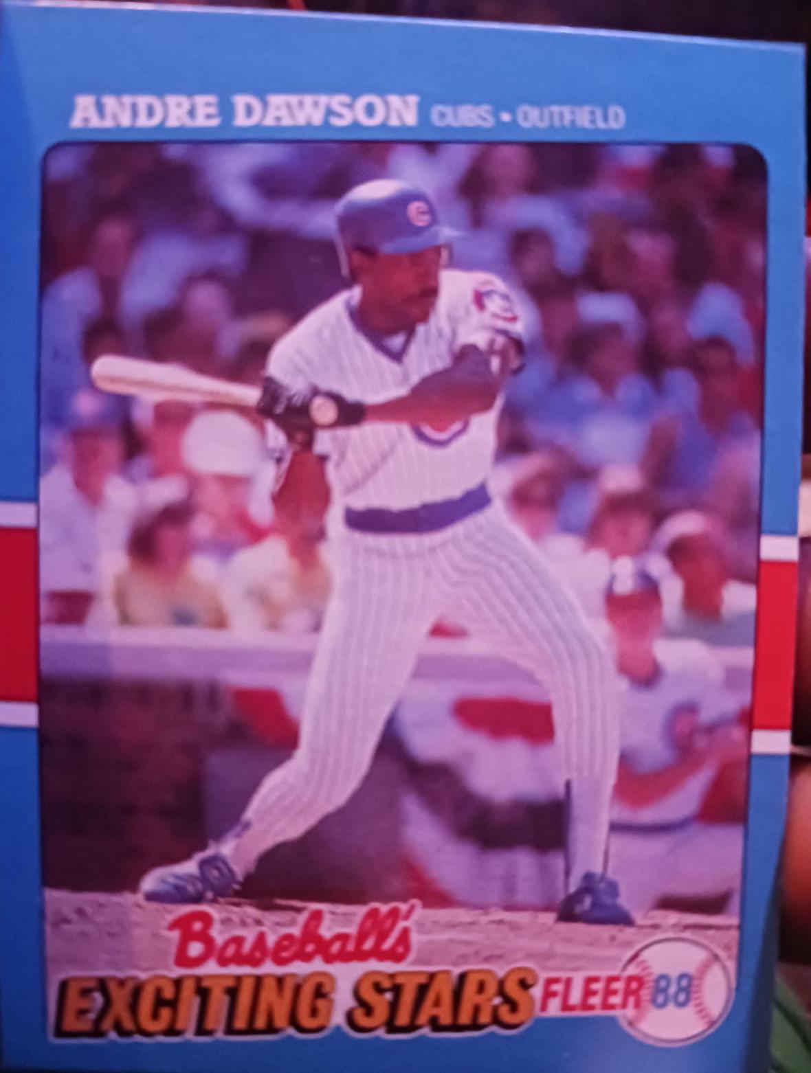 1988 Fleer Exciting Stars Andre Dawson #13 card