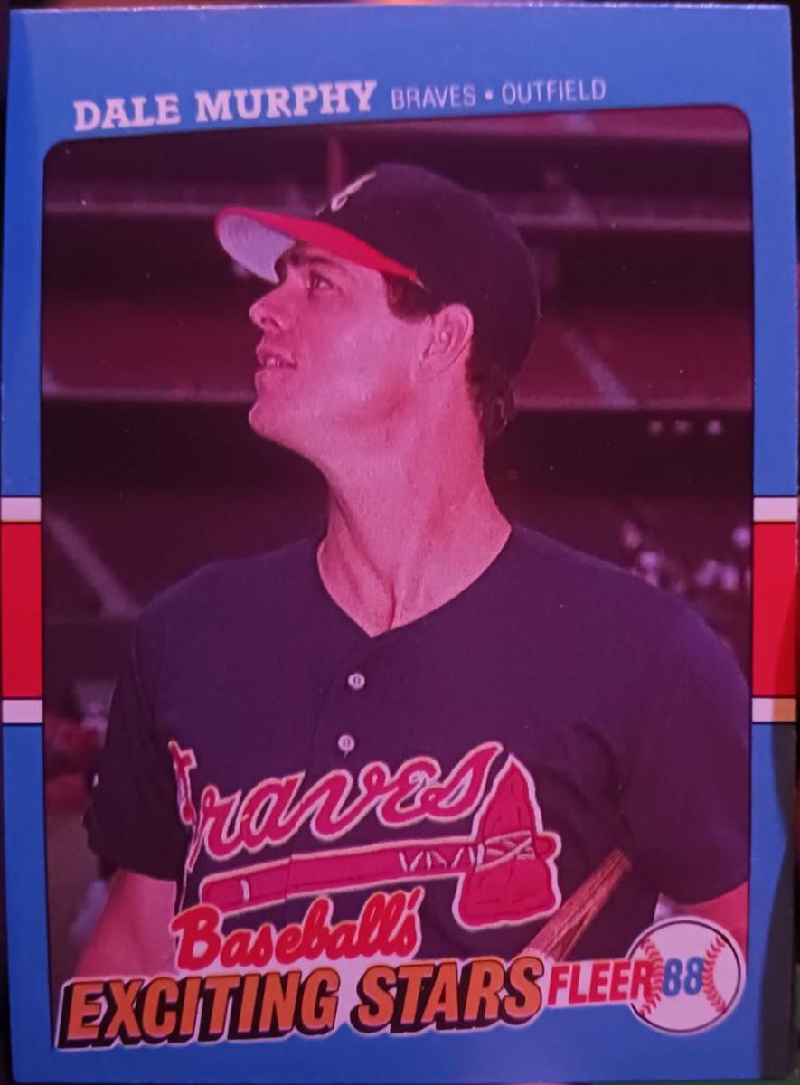 1988 Fleer Exciting Stars Dale Murphy #28 card