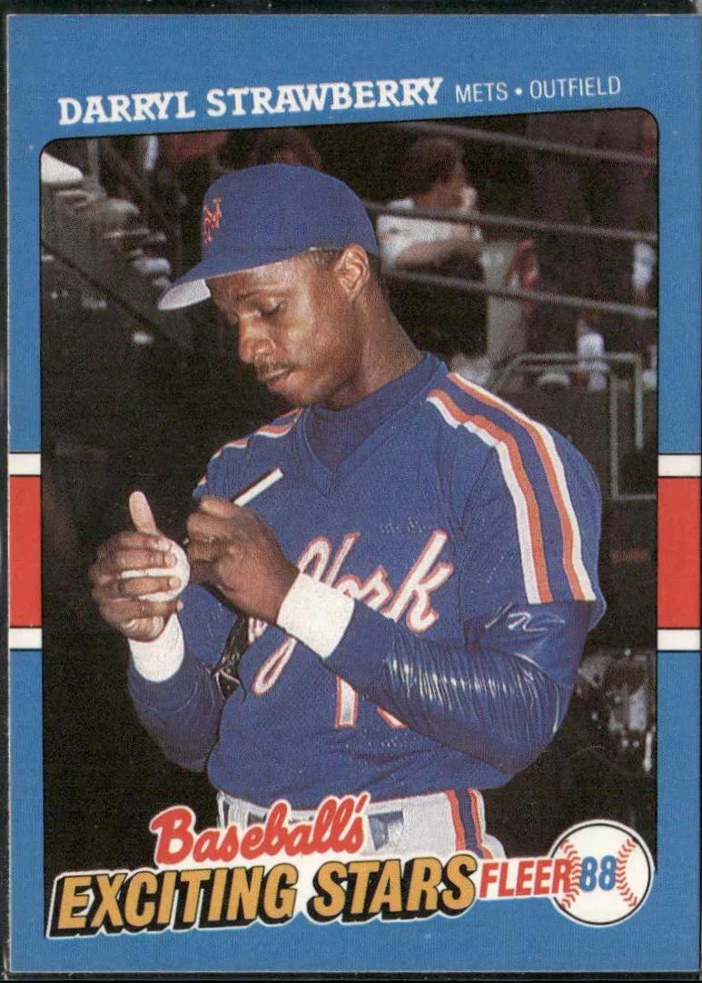 1988 Fleer Exciting Stars Darryl Strawberry #39 card