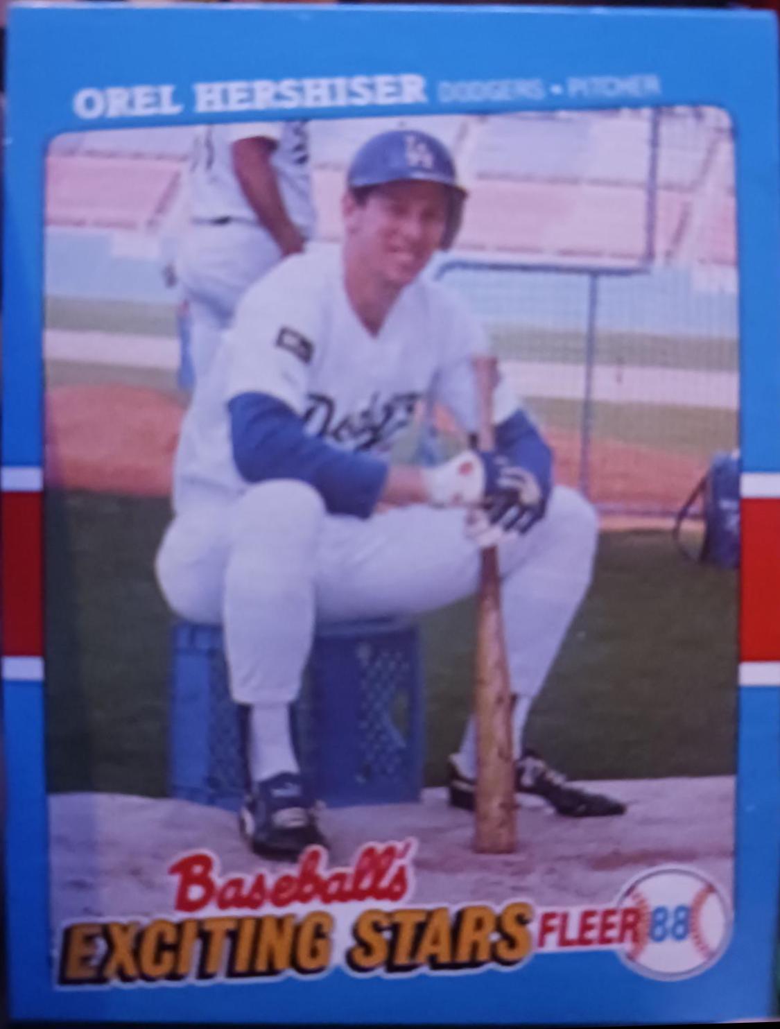 1988 Fleer Exciting Stars Orel Hershiser #20 card