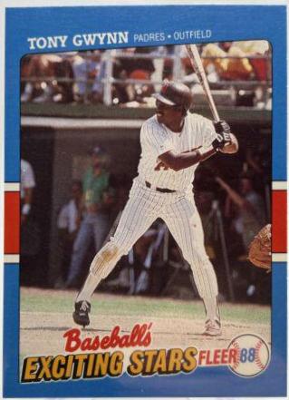 1988 Fleer Exciting Stars Tony Gwynn #17 card