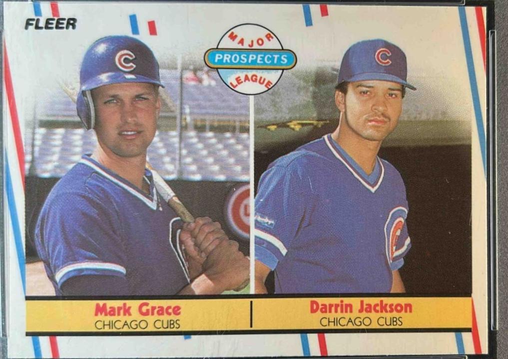 1988 Fleer Glossy D. Jackson, M. Grace #641 card