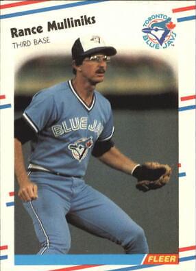 1988 Fleer Glossy Rance Mulliniks #120 card