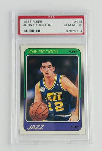 1988 Fleer John Stockton #115 card