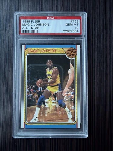 1988 Fleer Magic Johnson #123 card