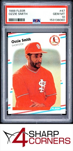 1988 Fleer Ozzie Smith #47 card