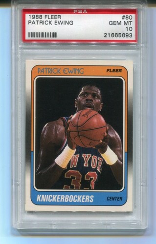1988 Fleer Patrick Ewing #80 card
