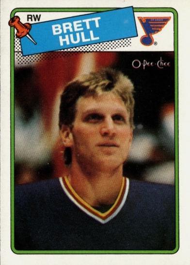 1988 O-Pee-Chee Brett Hull #66 card