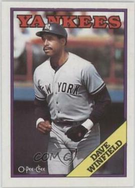 1988 O Pee Chee Dave Winfield #89 card