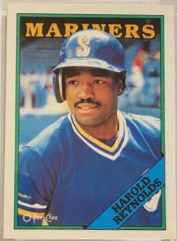 1988 O Pee Chee Harold Reynolds #7 card