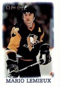 1988 O-Pee-Chee Minis Mario Lemieux #19 card