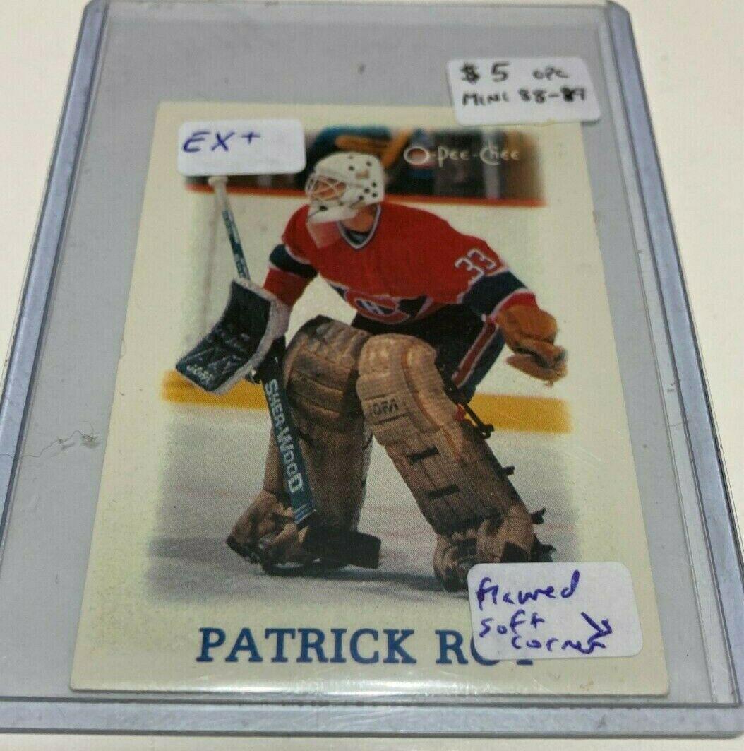 1988 O-Pee-Chee Minis Patrick Roy #33 card