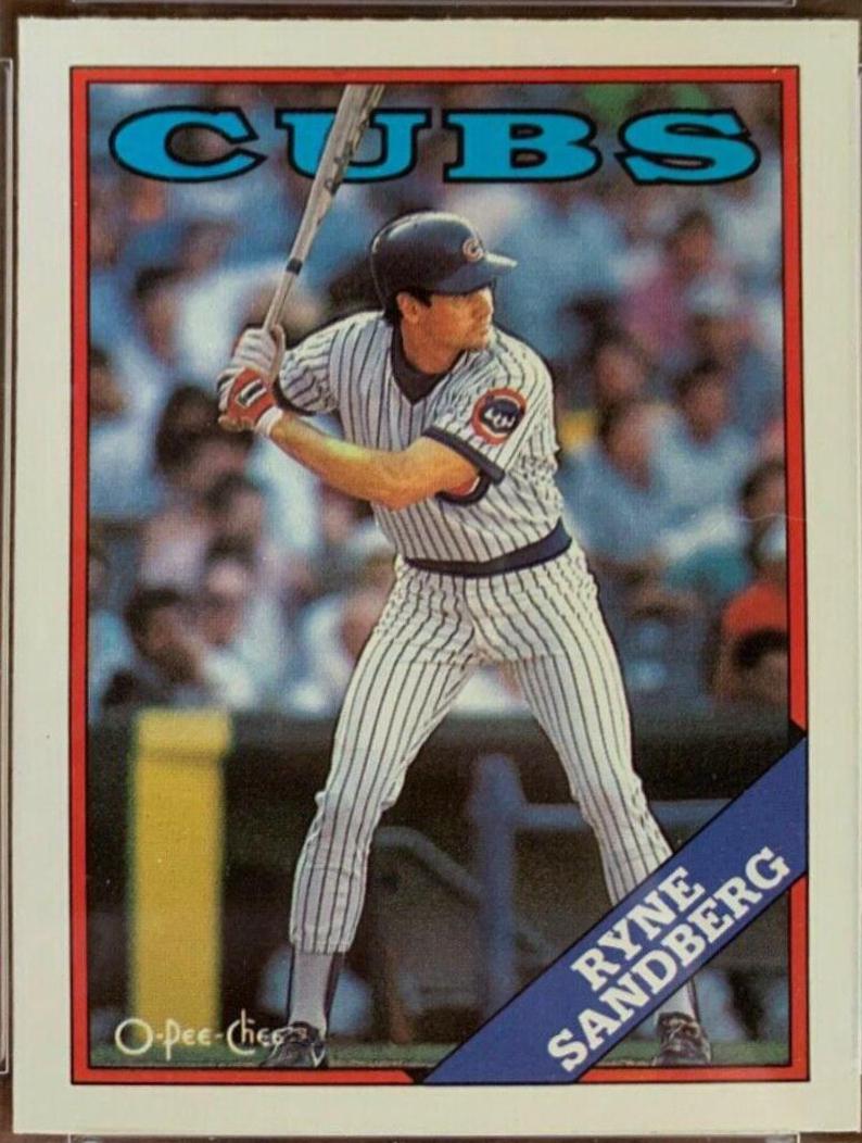 1988 O Pee Chee Ryne Sandberg #10 card