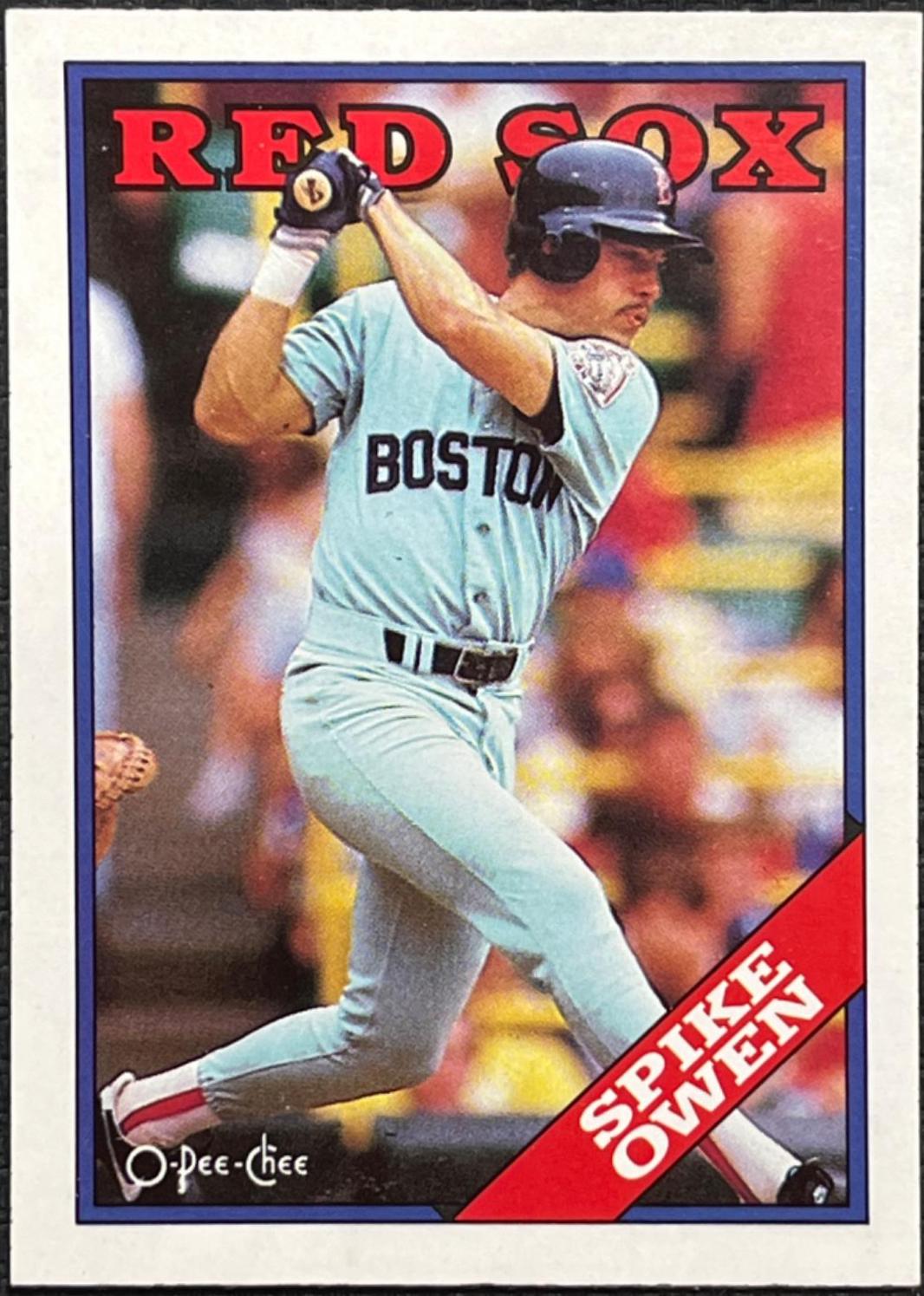 1988 O Pee Chee Spike Owen #188 card