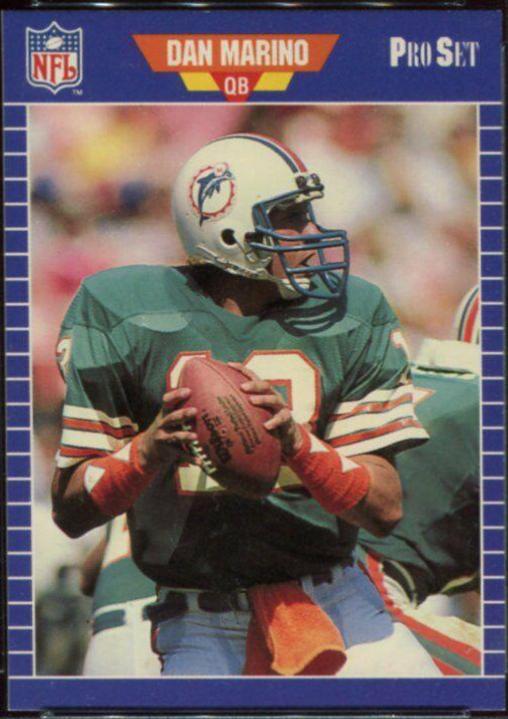 1988 Pro Set Test Dan Marino #1 card