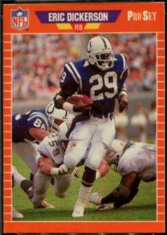 1988 Pro Set Test Eric Dickerson #3 card