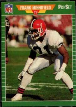 1988 Pro Set Test Frank Minnifield #6 card