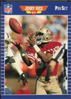 1988 Pro Set Test Jerry Rice #2 card