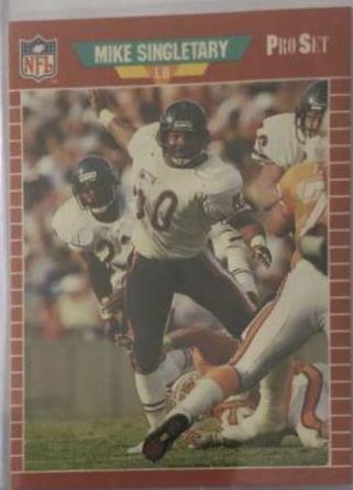 1988 Pro Set Test Mike Singletary #5 card