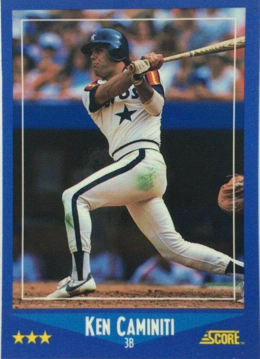 1988 Score Glossy Ken Caminiti #164 card
