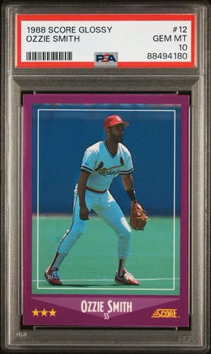 1988 Score Ozzie Smith #12 card