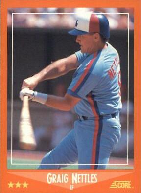 1988 Score Traded Graig Nettles #25T card