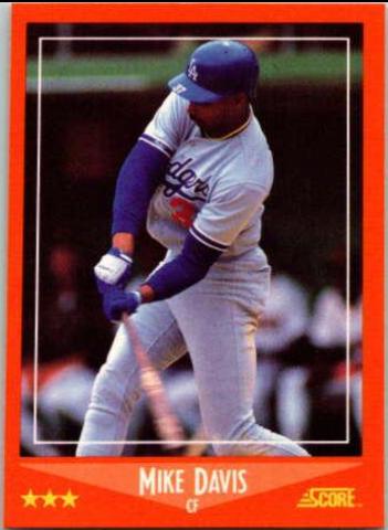 1988 Score Traded Mike Davis #53T card