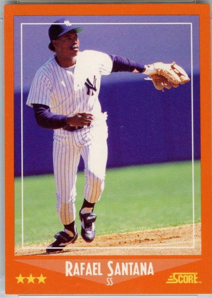 1988 Score Traded Rafael Santana #54T card