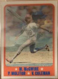 1988 Sportflics 87 Highlights [McGwire, Molitor, Coleman] #221 card