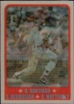 1988 Sportflics 87 Highlights [Santiago, Bedrosian, Mattingly] #222 card
