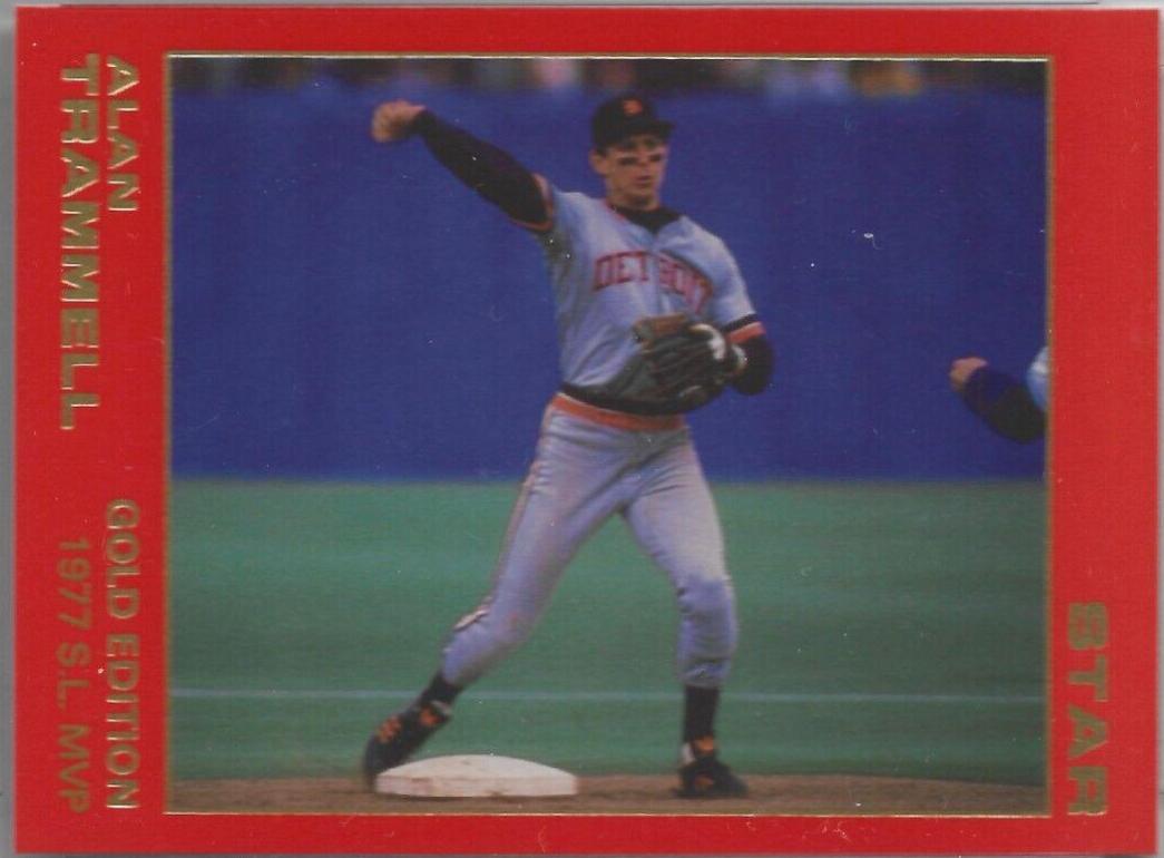 1988 Star Gold Edition Alan Trammell [1977 S. L. MVP] #147 card