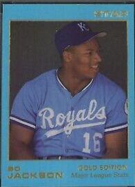 1988 Star Gold Edition Bo Jackson [Major League Stats] #81 card