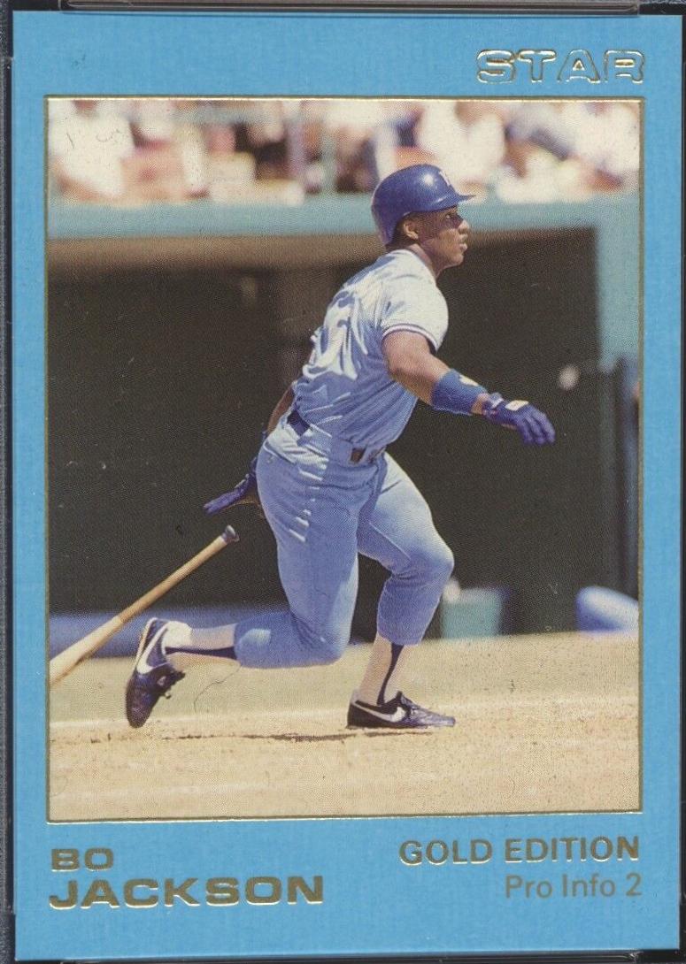 1988 Star Gold Edition Bo Jackson [Pro Info 2] #88 card