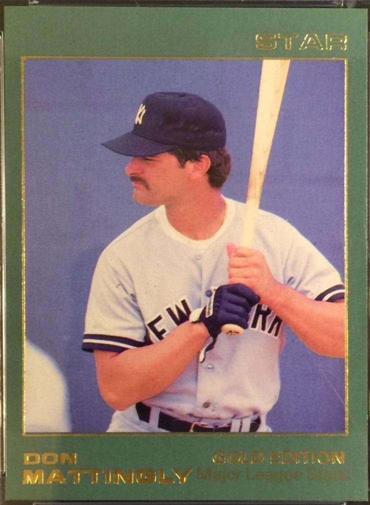 1988 Star Gold Edition Don Mattingly [Major League Stats] #21 card