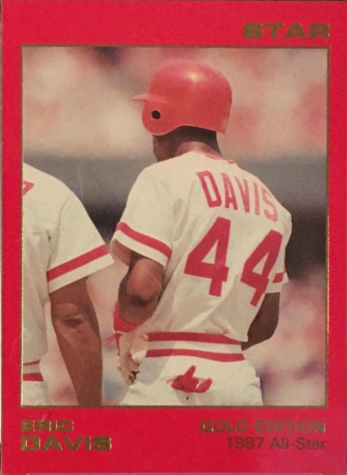 1988 Star Gold Edition Eric Davis [1987 All Star] #105 card