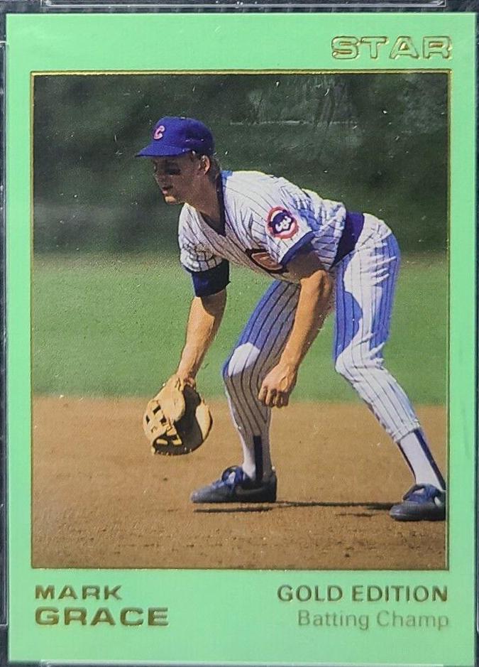 1988 Star Gold Edition Mark Grace [Batting Champ] #75 card