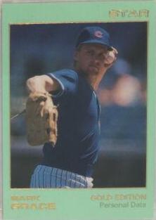 1988 Star Gold Edition Mark Grace [Personal Data] #78 card