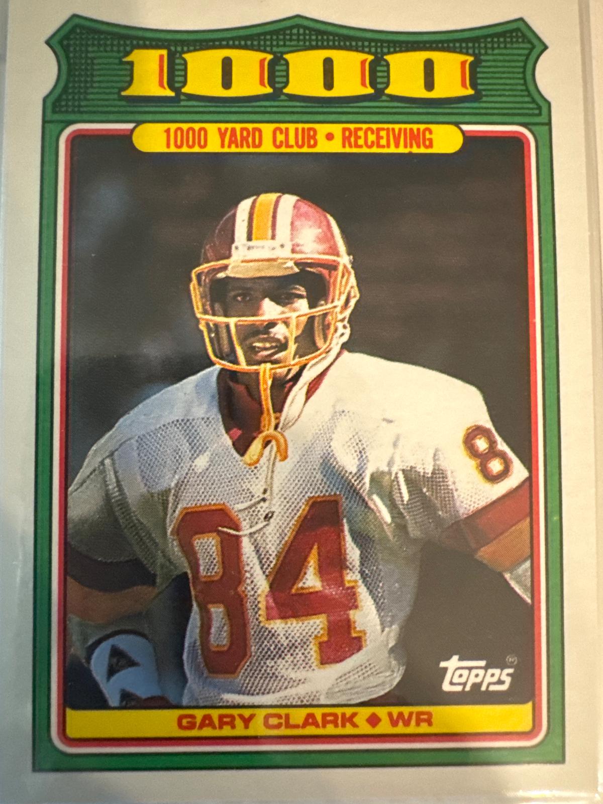 1988 Topps 1000 Yard Club Gary Clark #5 card
