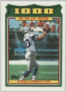 1988 Topps 1000 Yard Club Steve Largent #14 card