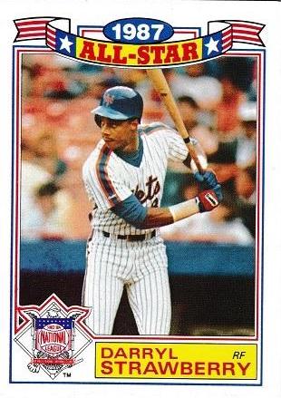 1988 Topps All Star Glossy Set of 22 Darryl Strawberry #19 card