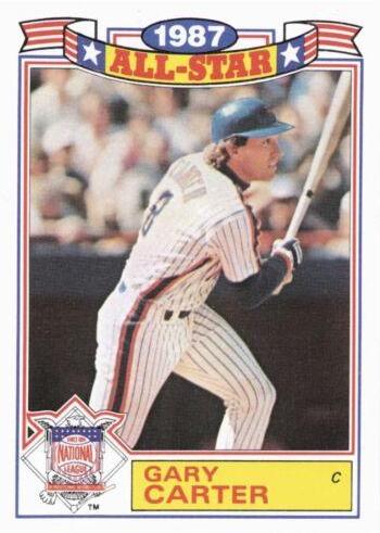 1988 Topps All Star Glossy Set of 22 Gary Carter #20 card