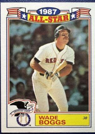 1988 Topps All Star Glossy Set of 22 Wade Boggs #4 card